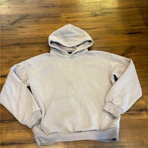 Comfrt Hoodie Sweatshirt Large Bark Color Signature Fit Oversized Heavyweight